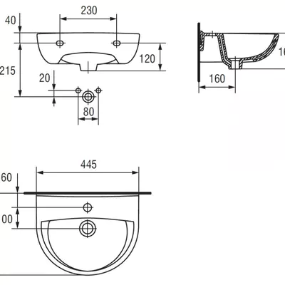 Umyvadlo s baterií (3)