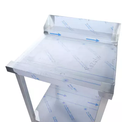 Nerezový stůl k myčce výstupní 700x700x900 + P (2)