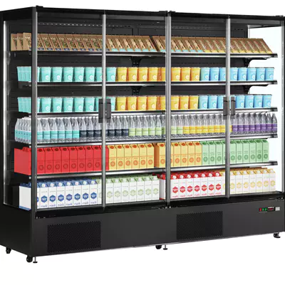 Tefcold Vitrína chladící přístěnná, kř. dveře PC2500B (5)