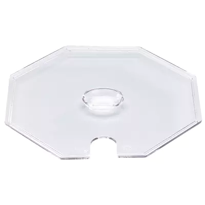 Víko plast čiré osmihran pr.240mm (2)