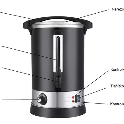 Termos el. dvouplášť. WBM20 (15L) černý (2)