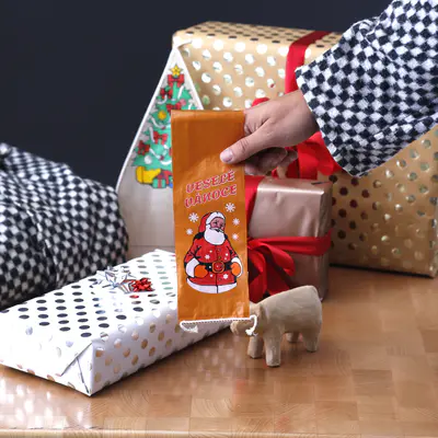 Santa s opaskem sáček 80 x 250 mm, hmotnost po naplnění 0,4 kg (3)