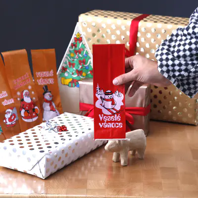 Sněhulák na lyžích sáček 80 x 250 mm, hmotnost po naplnění 0,4 kg (3)