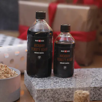 Maso Here Tekutý kouř Hickory 200 ml (4)