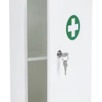 Lékárnička závěsná plechová L (POUZE OBAL) (2)