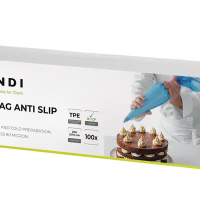 HENDI Sáčky protiskluzové na pečivo, HENDI, Modrá, 100 ks, 515x280mm (5)