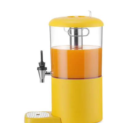 HENDI Dávkovač šťávy, 4 l UNIQ, HENDI, designed by Robert Bronwasser, 4L, Žlutá, 315x211x(H)431mm (3)