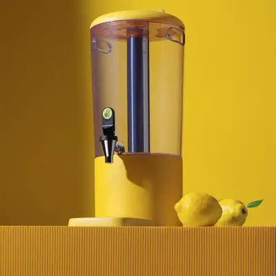 HENDI Dávkovač na šťávu 8 l UNIQ, HENDI, designed by Robert Bronwasser, 8L, Žlutá, 318x216x(H)532mm (5)