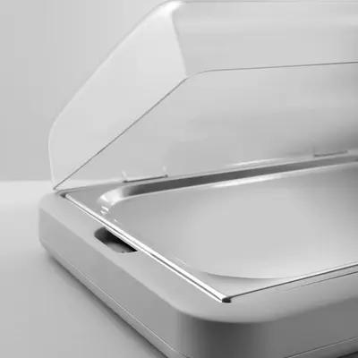 HENDI Pult chladící UNIQ, HENDI, designed by Robert Bronwasser, GN 1/1, Bílá, 593x389x147mm (3)