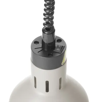 HENDI Lampa výškově nastavitelná ohřívací válcová, HENDI, Bílá, 230V/250W, ⌀175x(H)250mm (2)