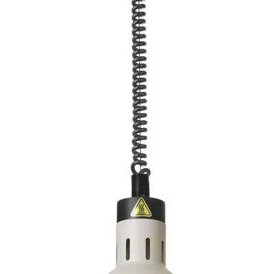 HENDI Lampa výškově nastavitelná ohřívací válcová, HENDI, Bílá, 230V/250W, ⌀175x(H)250mm (4)