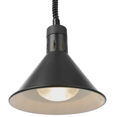 HENDI Lampa výškově nastavitelná ohřívací kuželová, HENDI, Černá, 230V/250W, ⌀275x(H)250mm (3)