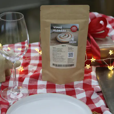 Origin Line Kořenicí směs bez soli Vinná klobása 100 g na 20 kg díla (4)