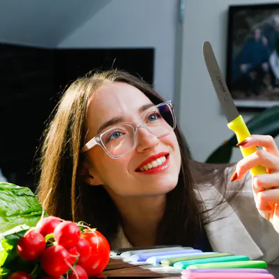 Giesser Nůž zubatý univerzální G 8365 110 mm limetková (2)