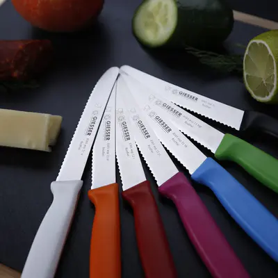 Giesser Nůž zubatý univerzální G 8365 110 mm světle modrá (3)