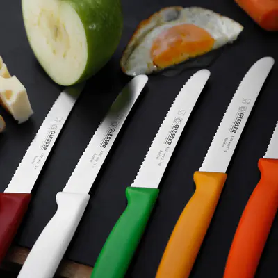 Giesser Nůž zubatý univerzální G 8365 110 mm oranžová (3)