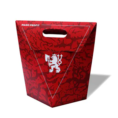 MASO-PROFIT Taška dárková papírová MEAT-LAB BOX (3)