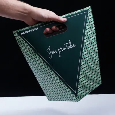 MASO-PROFIT Taška dárková papírová JEN PRO TEBE (4)