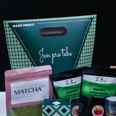 MASO-PROFIT Zelený dárkový balíček „Jen pro tebe“ (3)