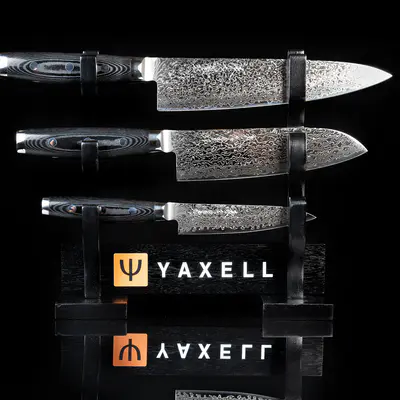 Yaxell Japan Nůž RAN PLUS Santoku 125mm (6)