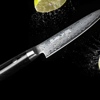 Yaxell Japan Nůž Petty RAN PLUS okrajovací 100mm (5)