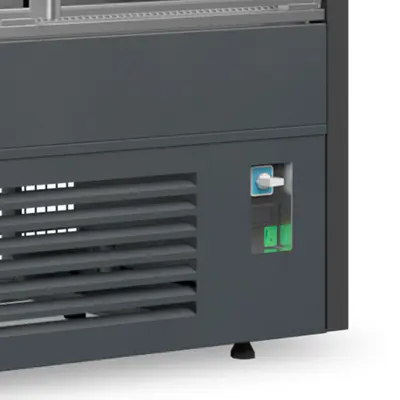 Tefcold Vitrína chladící přístěnná Varna 210/60 DUZ mini boky plné, (3)