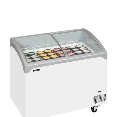 Tefcold Box mrazící NIC 301 SCEB prosklené oblé víko (5)