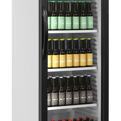 Tefcold Skříň chladící CEV 425 1 LED prosklené dveře (3)