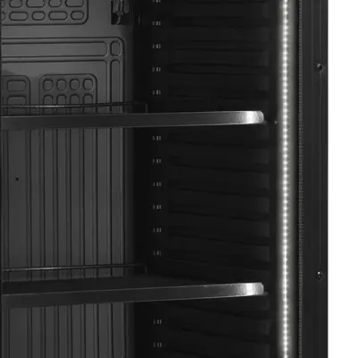 Tefcold Skříň chladící CEV 425 BLACK - prosklené dveře (3)