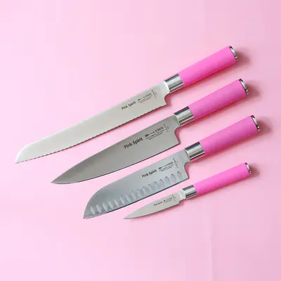 F. Dick Nůž Santoku se spec. výbrusem Pink Spirit 18 cm   8 1742 18K-79 (3)