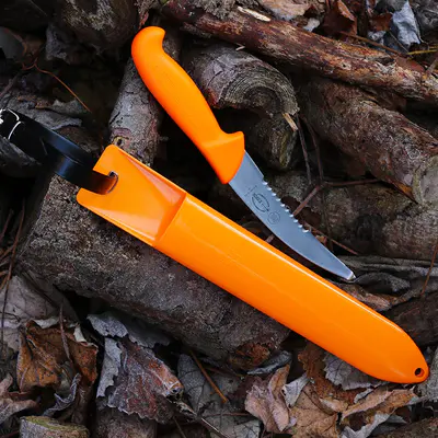 F. Dick Pouzdro na nůž s páskem oranžové plast   9 0129 000-53 (5)