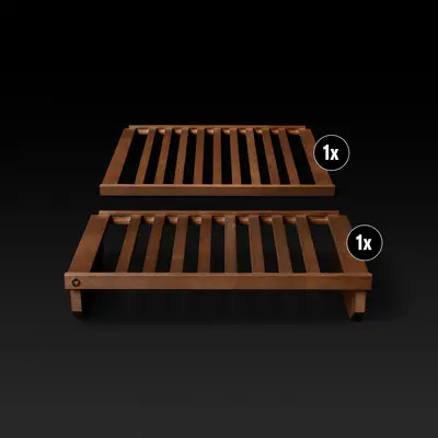 Dry Ager Sada dřevěných polic Mořený buk: perfektní pro víno pro DX 500 Premium S (2)