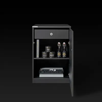 Dry Ager Skříňka podstavná černá se zásuvkou a mezipoličkou pro  DX 500 Premium S (4)