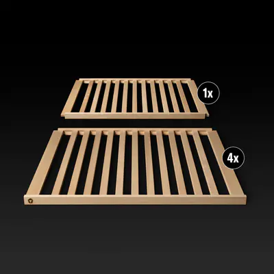 Dry Ager Sada dřevěných polic Přírodní buk: ideální pro sýr & víno pro DX 1000 Premium S (6)