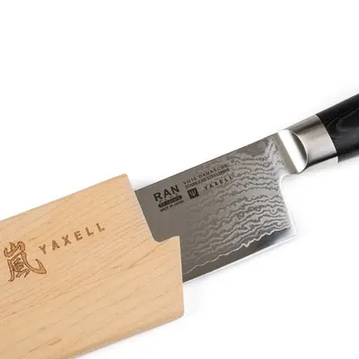 Yaxell Japan Pouzdro dřevěné magnetické na Nakiri nůž (4)