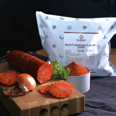 Classic line Pálivý paprikový salám combi 1 kg (6)