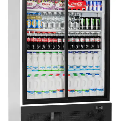 Tefcold Skříň chladicí prosklené dveře FS1202S (4)