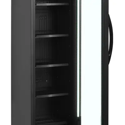 Tefcold Skříň chladicí prosklené dveře FSC175H BLACK (2)