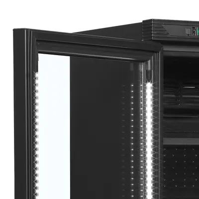Tefcold Skříň chladicí prosklené dveře CEV425 BLACK L/H (4)