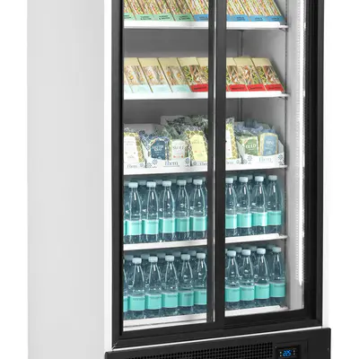 Tefcold Skříň chladicí prosklené dveře FSC891S (4)