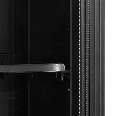 Tefcold Skříň chladicí prosklené dveře FS176H Black (2)