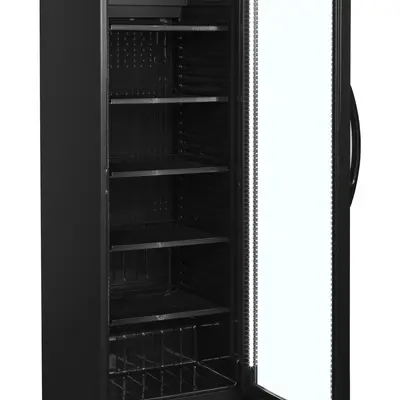 Tefcold Skříň chladicí prosklené dveře CEV435 BLACK (4)