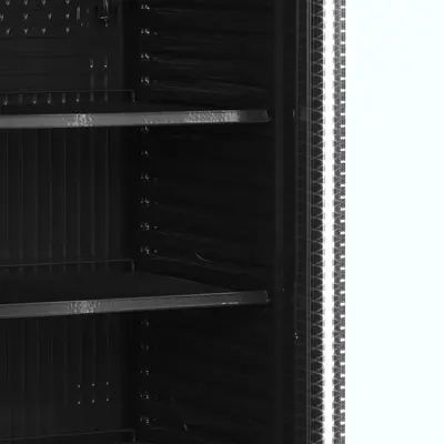 Tefcold Skříň chladicí prosklené dveře CEV435CP BLACK (3)