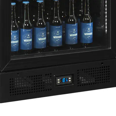 Tefcold Skříň chladicí prosklené dveře CEV435CP BLACK (5)