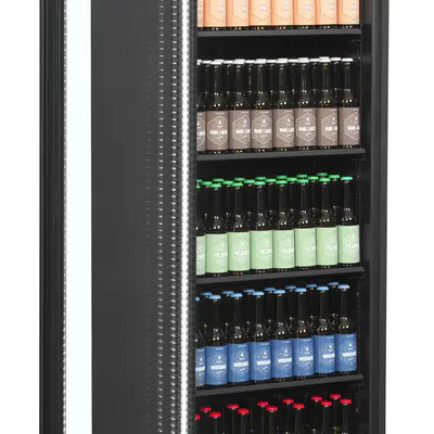 Tefcold Skříň chladicí prosklené dveře SCU1425 FRAMELESS L/H (4)