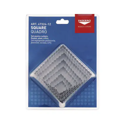Paderno Vykrajovače čtverec vlnitý 47324-12 (2)