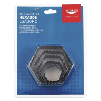 Paderno Vykrajovače hexagon vlnka 47315-10 (2)