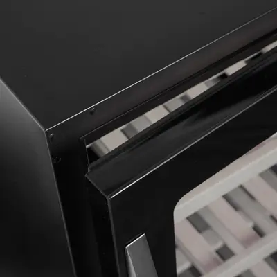 Tefcold Vinotéka černá duální bezrámová TFW300-2F (5)