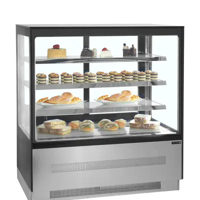 Tefcold Vitrína chadicí cukrářská černá LPD 903 F (2)