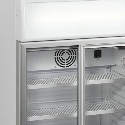 Tefcold Skříň chladicí stolní  prosklené dveře FSC 100 (4)